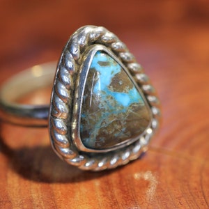 Royston Turquoise Ring - Size 8.75