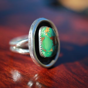 Royston Turquoise Ring - Size 7.5
