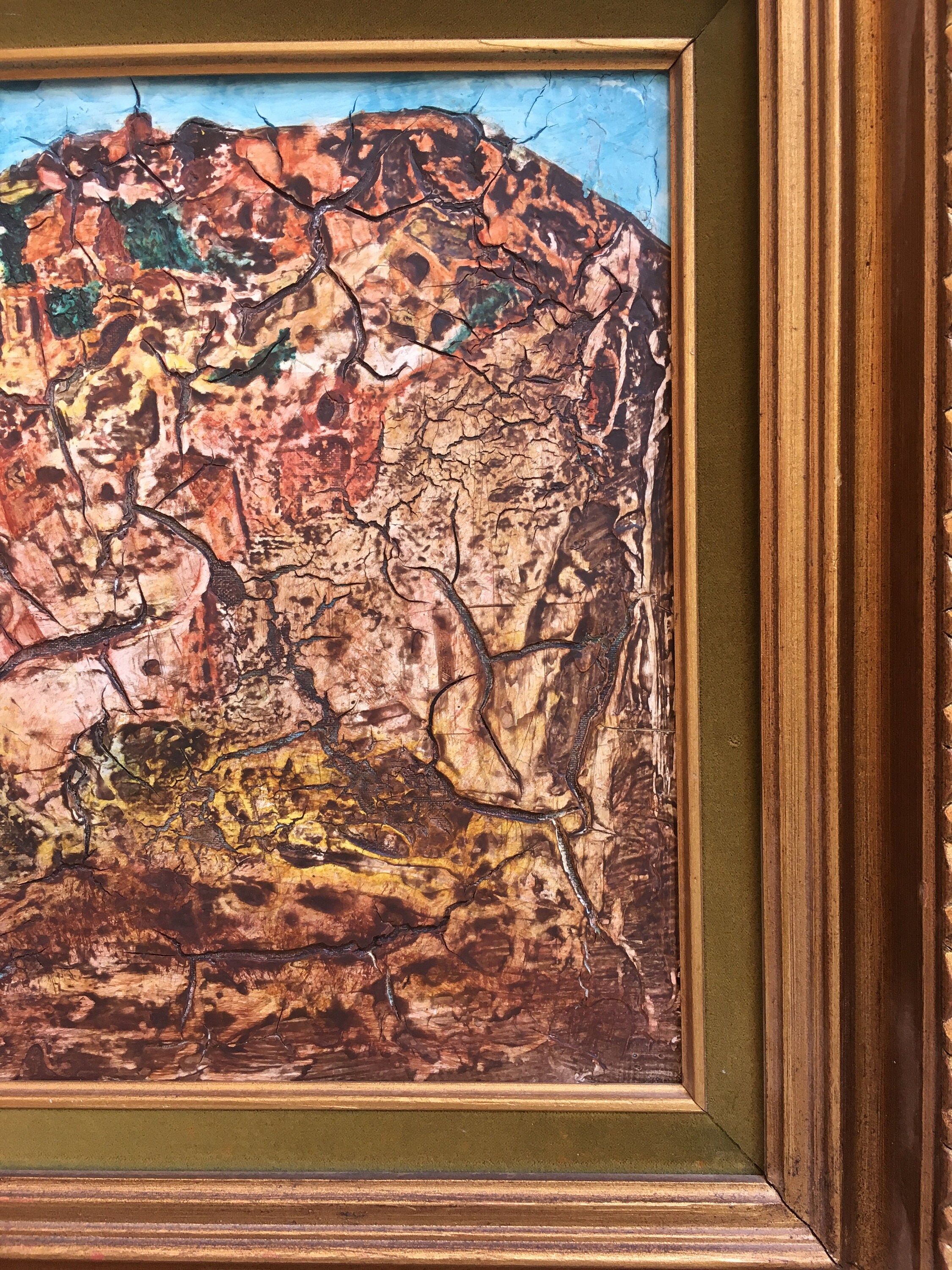 Grotto: Original Mixed Media Painting by Tazz. 18.25