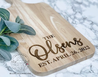 Tabla de cortar personalizada - Tabla de cortar grabada / Tabla de cortar personalizada / Tabla de charcutería personalizada 2