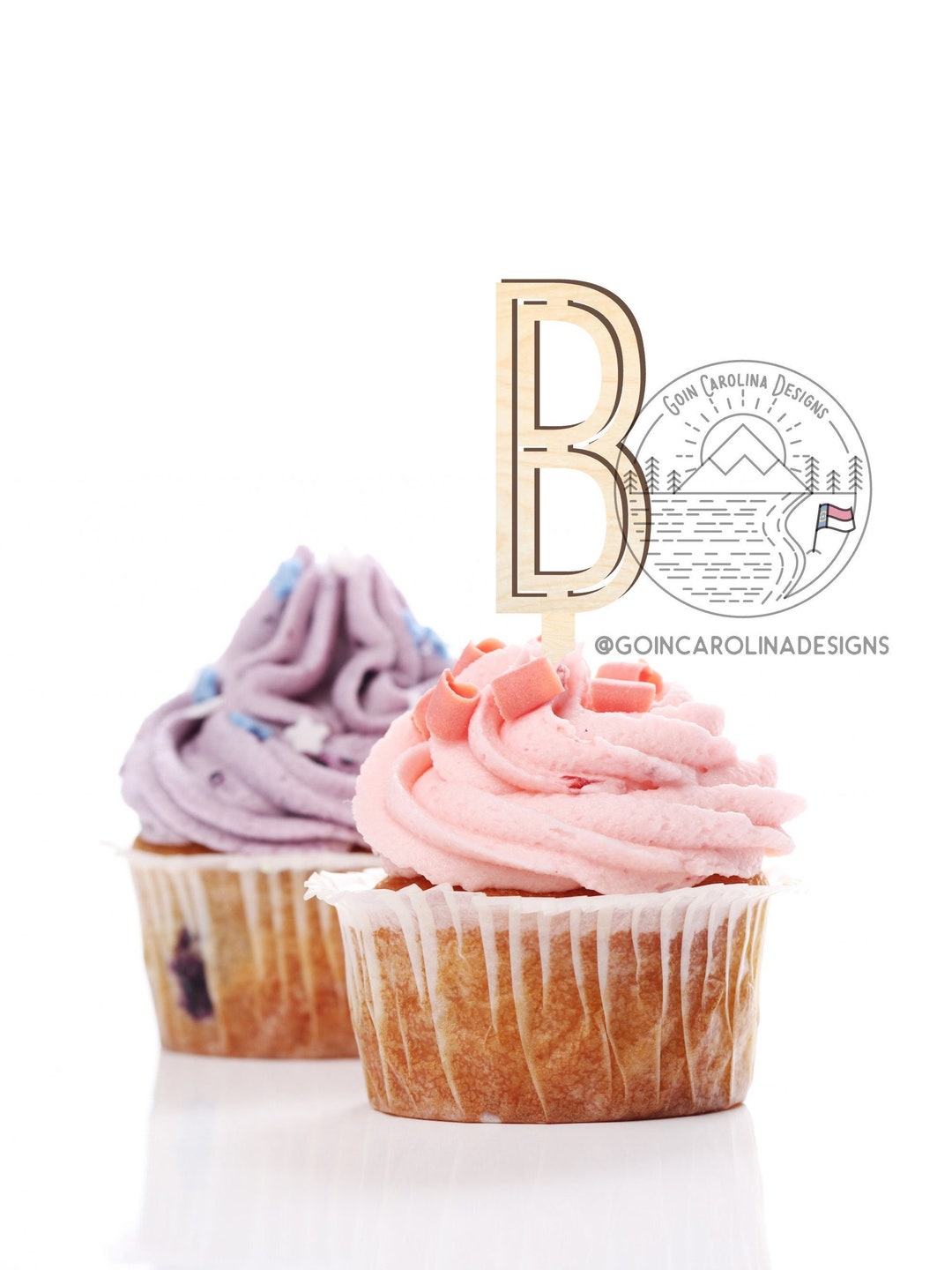 Letter Cupcake Topper Cake Topper 3 - Etsy