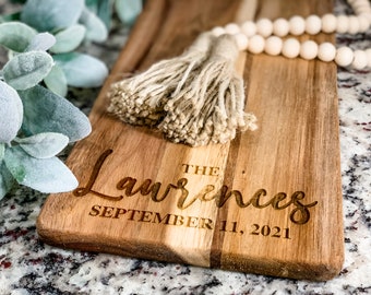 Tabla de cortar personalizada - Tabla de cortar grabada / Tabla de cortar personalizada / Tabla de charcutería personalizada