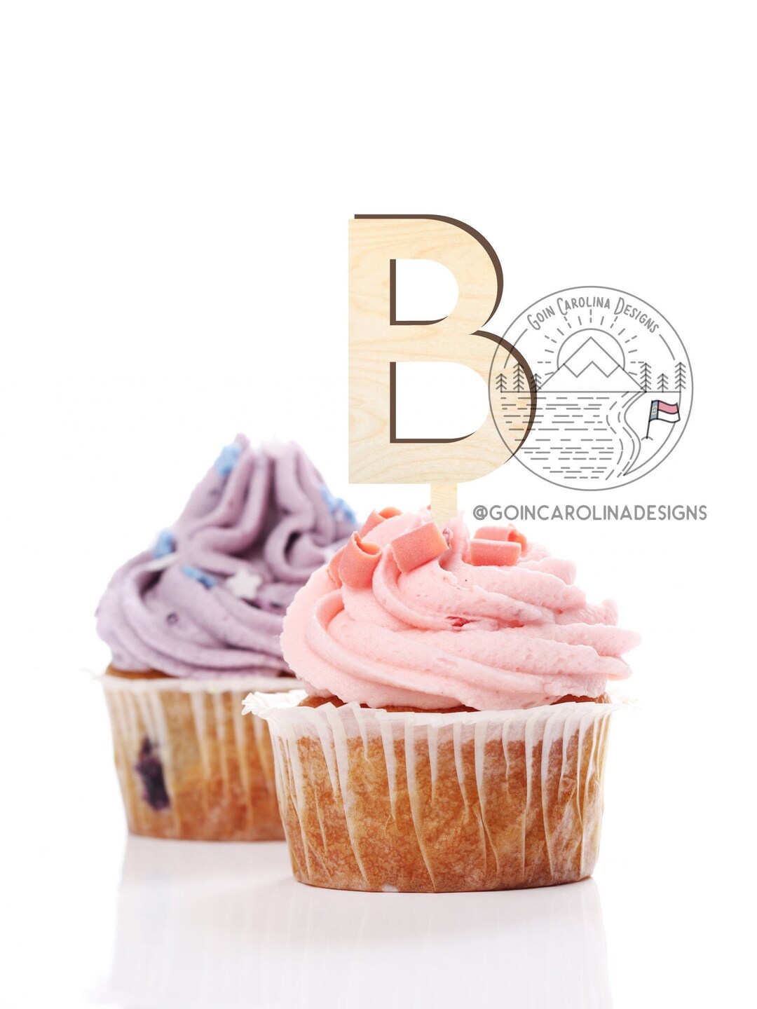 Letter Cupcake Topper Cake Topper 4 Etsy