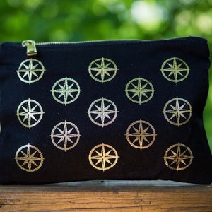 Makeup Bag; Travel Bag; Cosmetic Bag; Makeup; Make Up; Bag; Small; Black Makeup Bag; Makeup Case; Travel Case; Organiser; Compass Bag