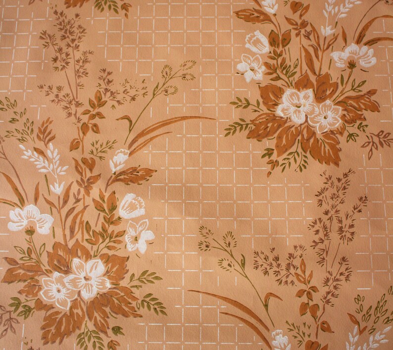 Vintage Kitchen Wallpaper Available 6 Unused Rolls Etsy