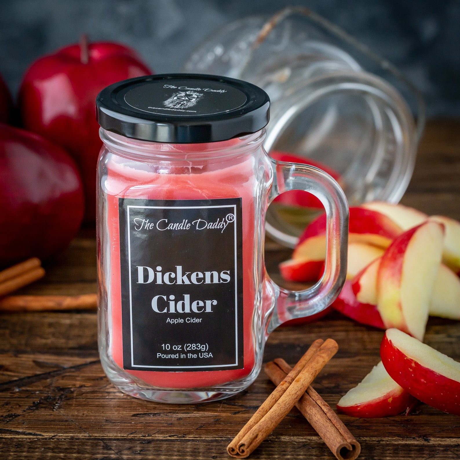 Dickens Cider Funny Apple Cider Scented Mason Jar Candle Etsy