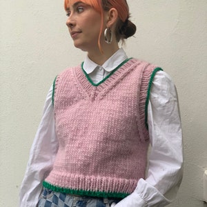 Patrón de tejido de chaleco suéter de Meganfaithmakes PDF (inglés) imagen 3