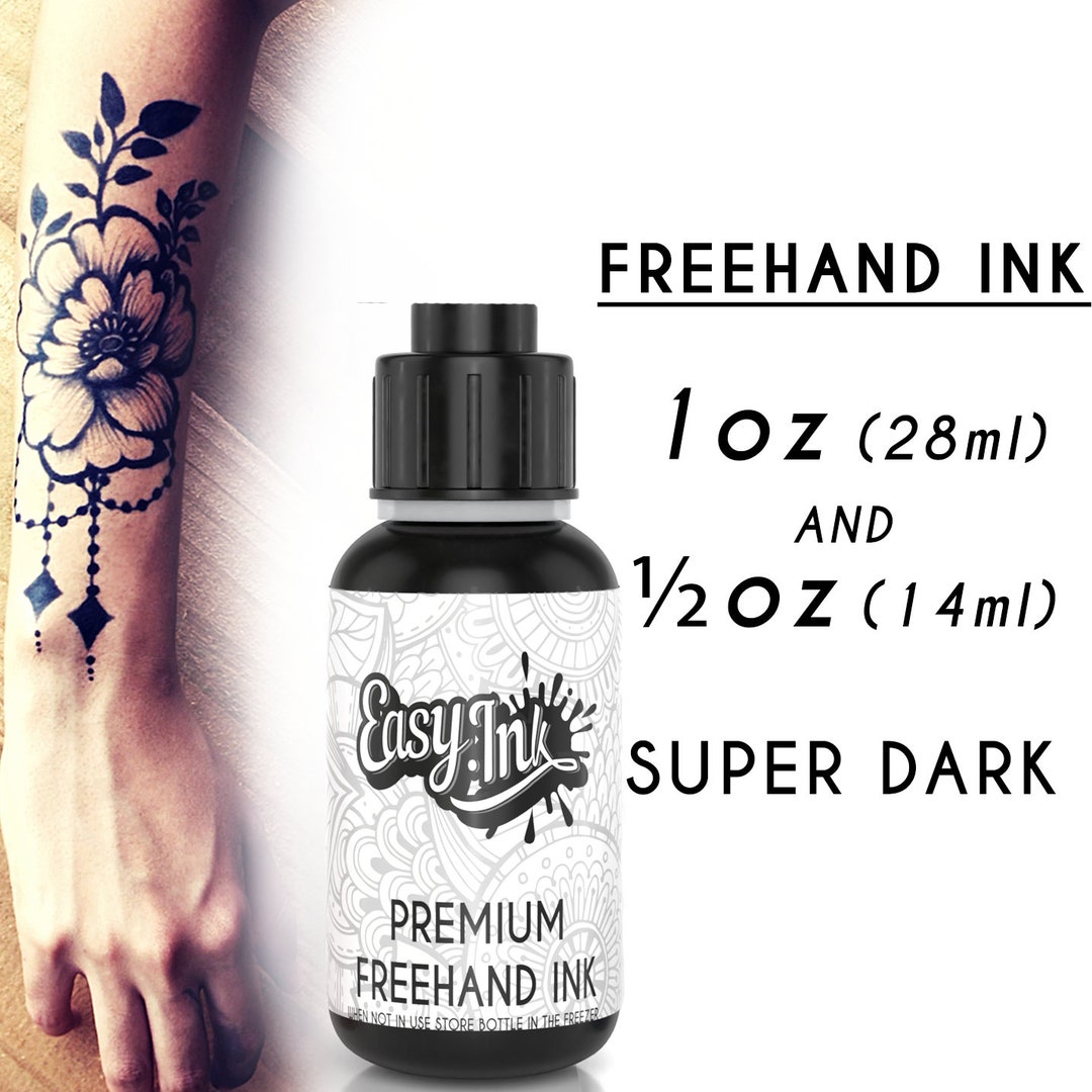4oz. Super Black Color Premium Lining Shading Tattoo Ink 120ml | eBay