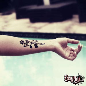 Easy.ink™ Freehand Temporary Tattoo Ink Full kit,SUPER DARK INK. Fruit Based Semi-Permanent Tattoo Ink, Natural & Waterproof. No Chemicals image 4