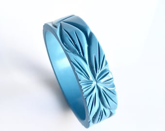 Bakelite bracelet reproduction / Sky Blue