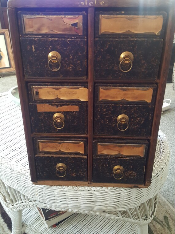 Antique Globe Wernicke File Cabinet 1930 S Etsy