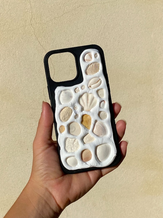 iPhone・スマホケース Shell Phone Case Seashell Mosaic Handmade Phonecase / iPhone Cover Case