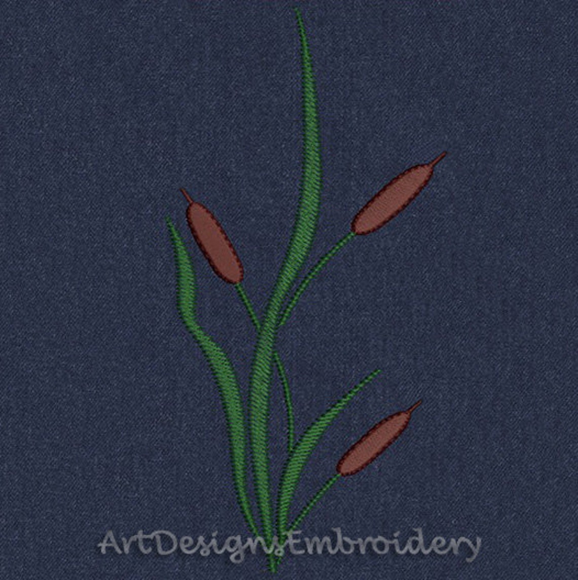 Reed Velvet Machine Embroidery Design Reed Embroidery Design Etsy