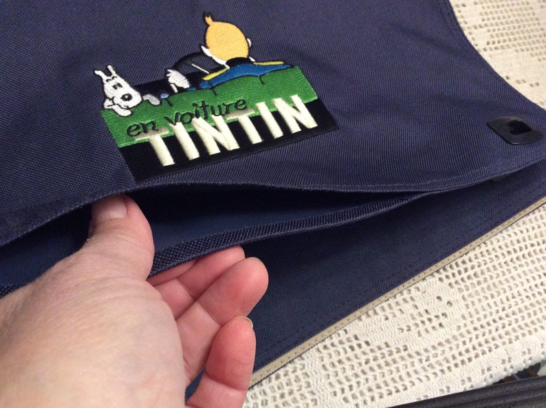 Tintin Satchel Vintage Tintin School Bag
