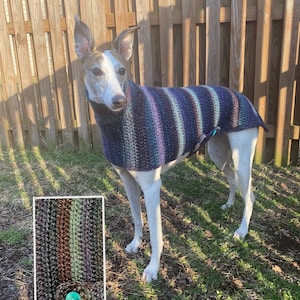 Turtleneck Sweater for Greyhounds - Easy on and off, Greyhound coat