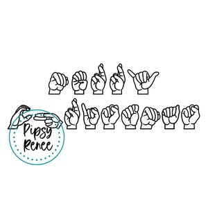 Joyeux Noël langue des signes SVG