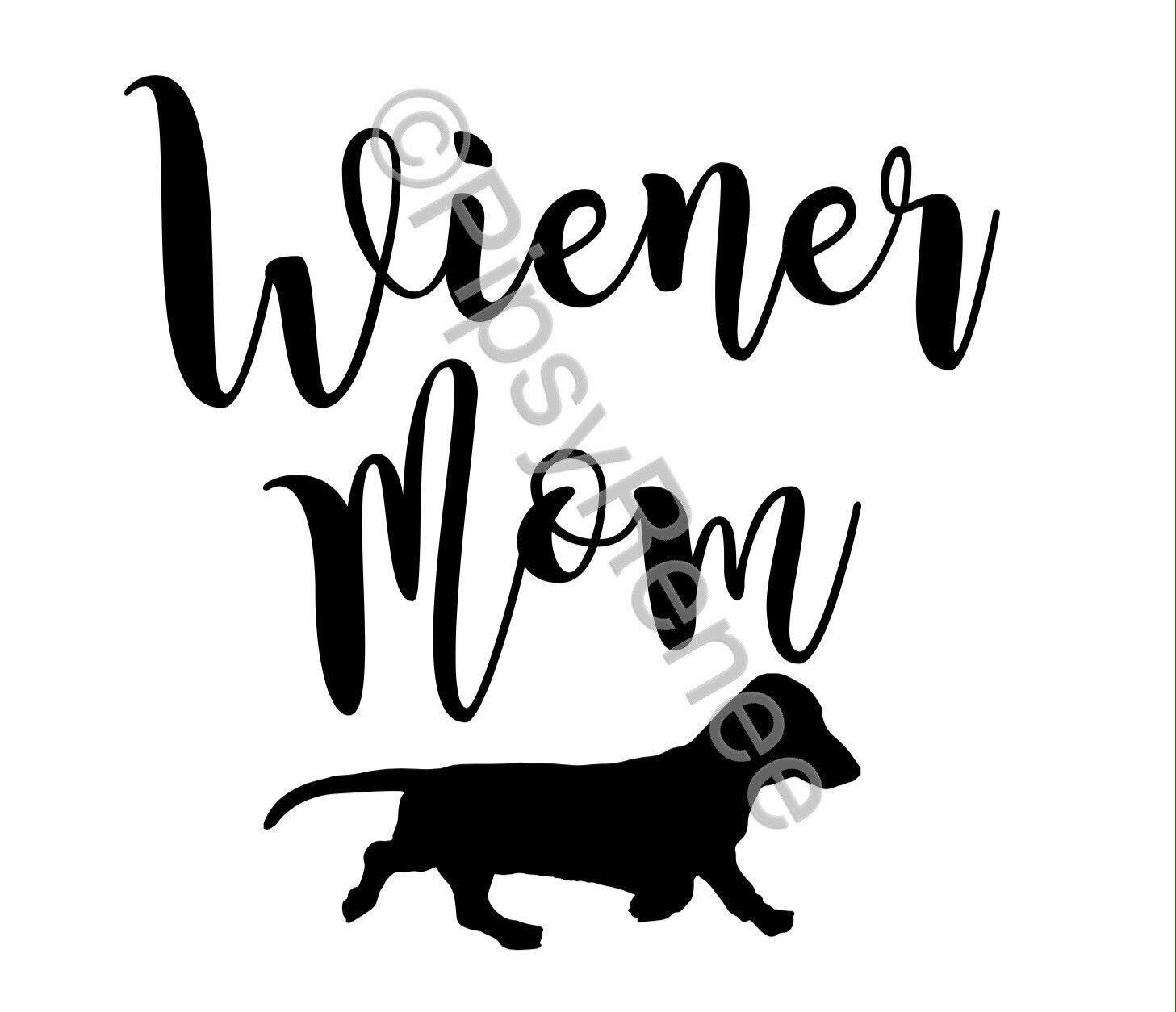 Download Wiener Mom SVG Dachshund SVG | Etsy