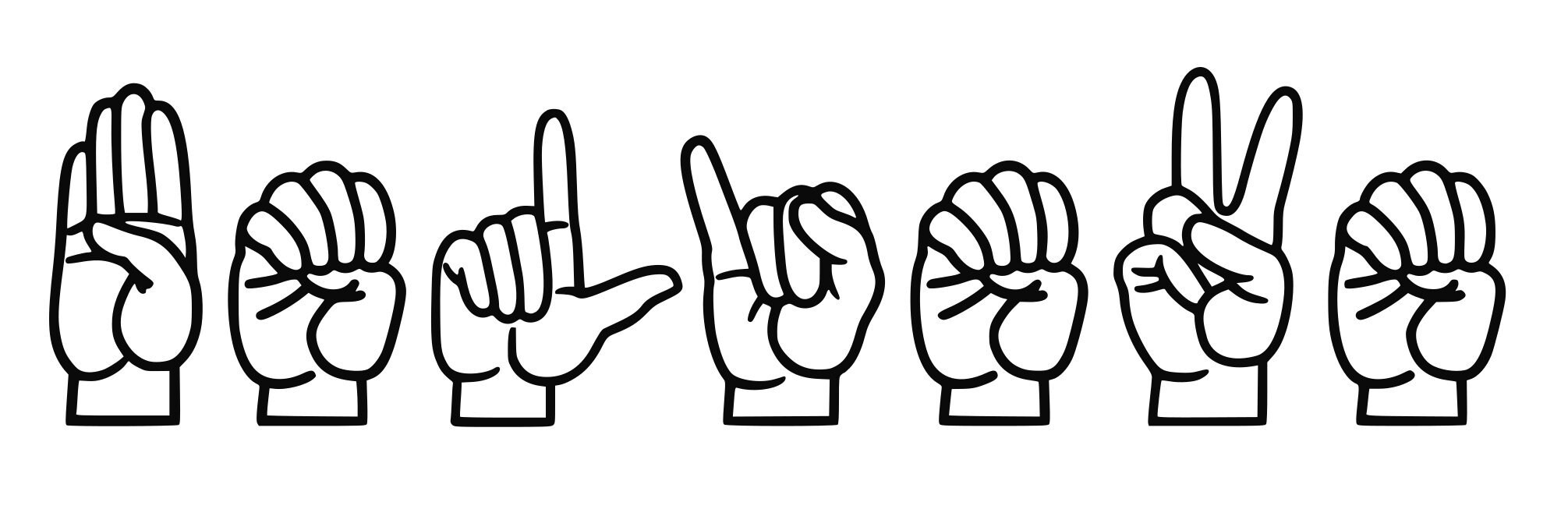 Believe In American Sign Language SVG Etsy