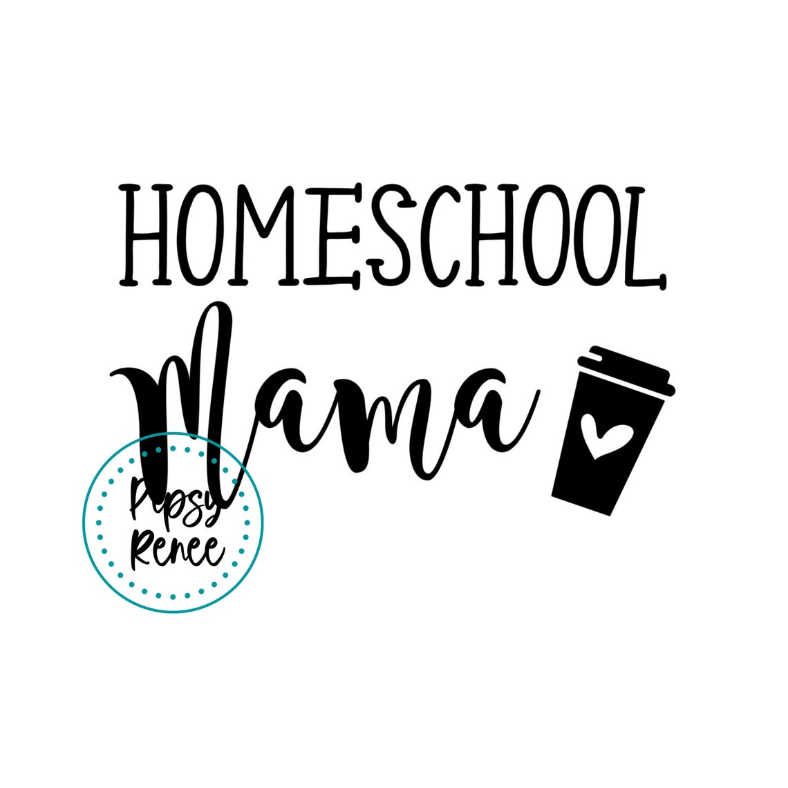 Homeschool Mama SVG Homeschooling SVG | Etsy