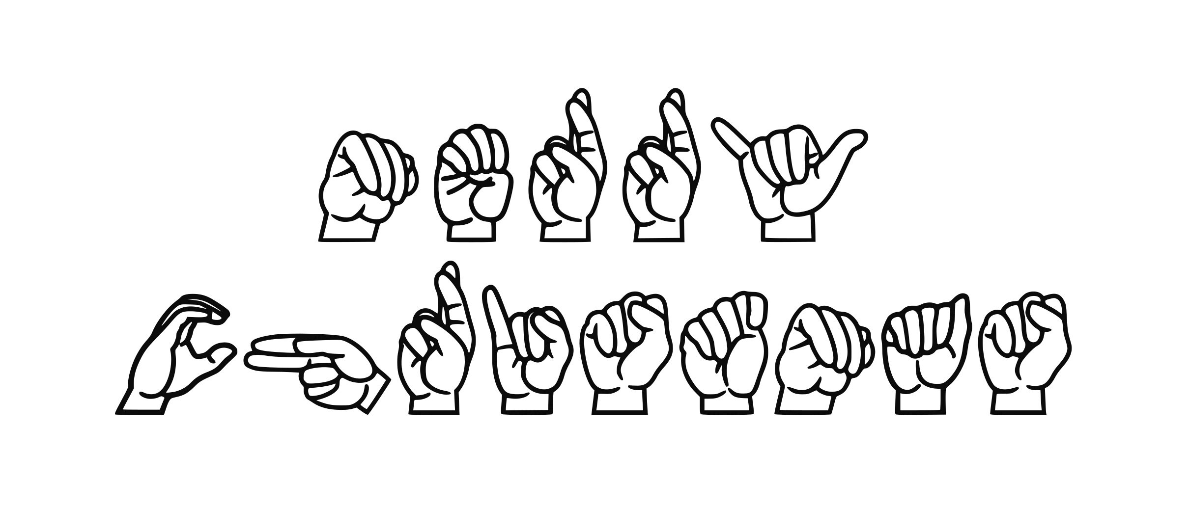 Merry Christmas In American Sign Language SVG | Etsy