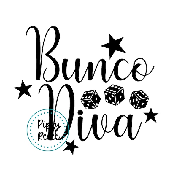 Bunco Diva SVG