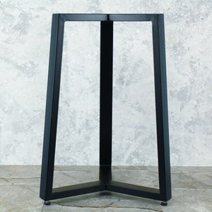 Base exclusiva para mesa de centro com tampo redondo, pés de mesa industriais, base de mesa de metal com estrutura completa para mesa de centro, estrutura de mesa em aço. imagem 6