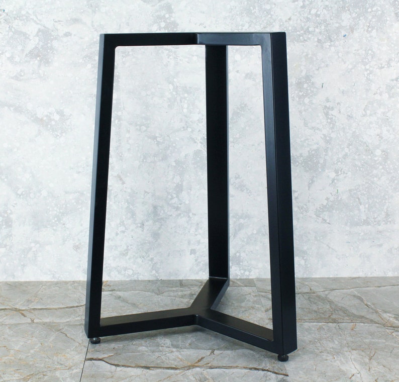 Unique Coffee Table Base for ROUND Table Top, Industrial Table Legs