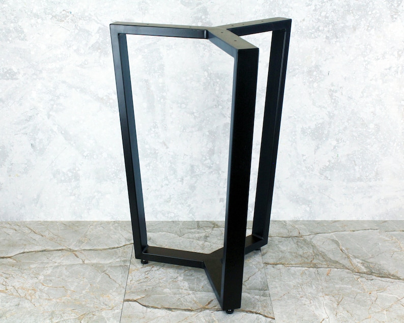 Narrow Coffee Table Base for Round Table Top, Small Accent Table, Tall