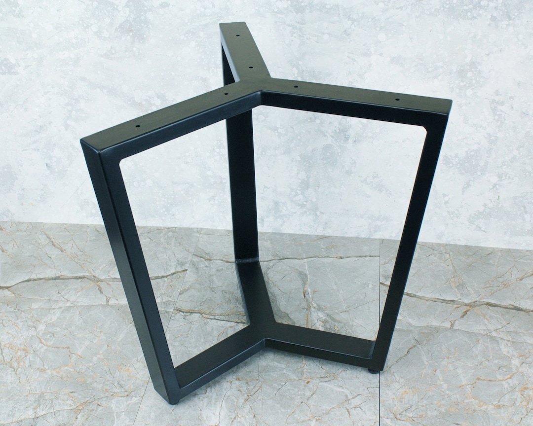 Square Coffee Table, Modern Square Table Base, Large Metal Table Legs