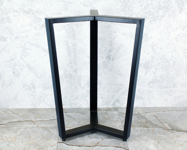 Narrow Coffee Table Base for Round Table Top, Small Accent Table, Tall