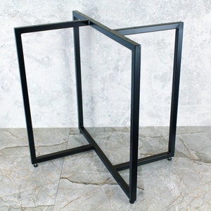 Metal Table Base, Steel Table Frame, Coffee Table Base, Metal Table Legs, Full Frame Metal Table Base