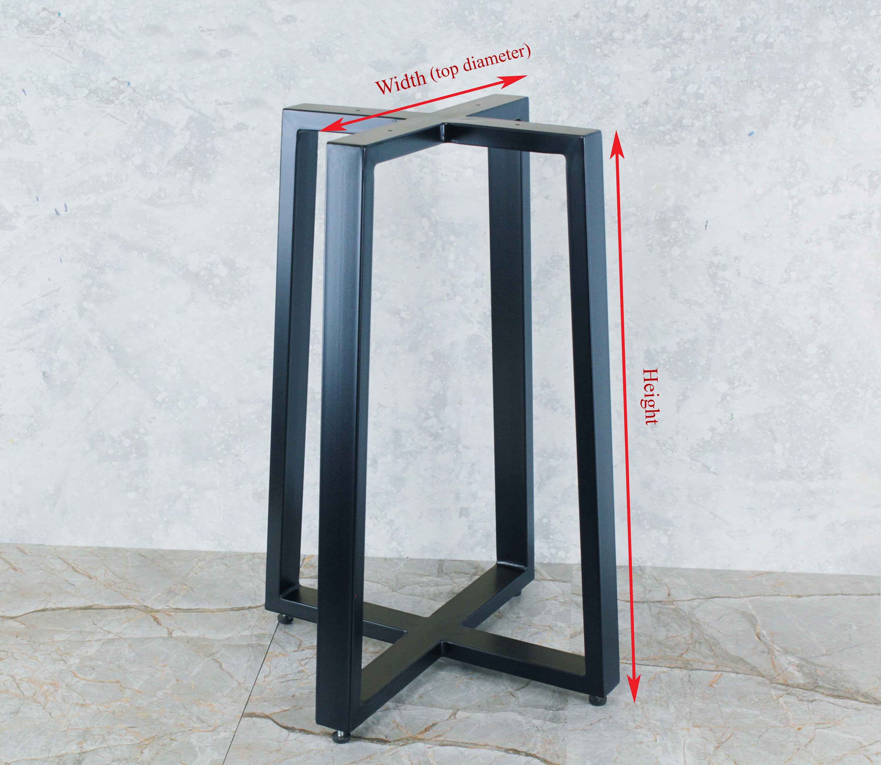 Round Table Base, X Table Base, Metal Coffee Table, Metal Furniture