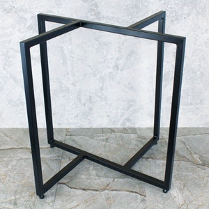 Сoffee table base for round and square table top, Industrial style base, metal table base, Steel Table Legs Legs for furniture