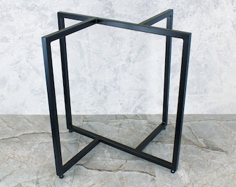 Сoffee tischbasis für runde und quadratische Tischplatte, Basis im Industriestil, Tischbasis aus Metall, Tischbeine aus Stahl, Beine für Möbel