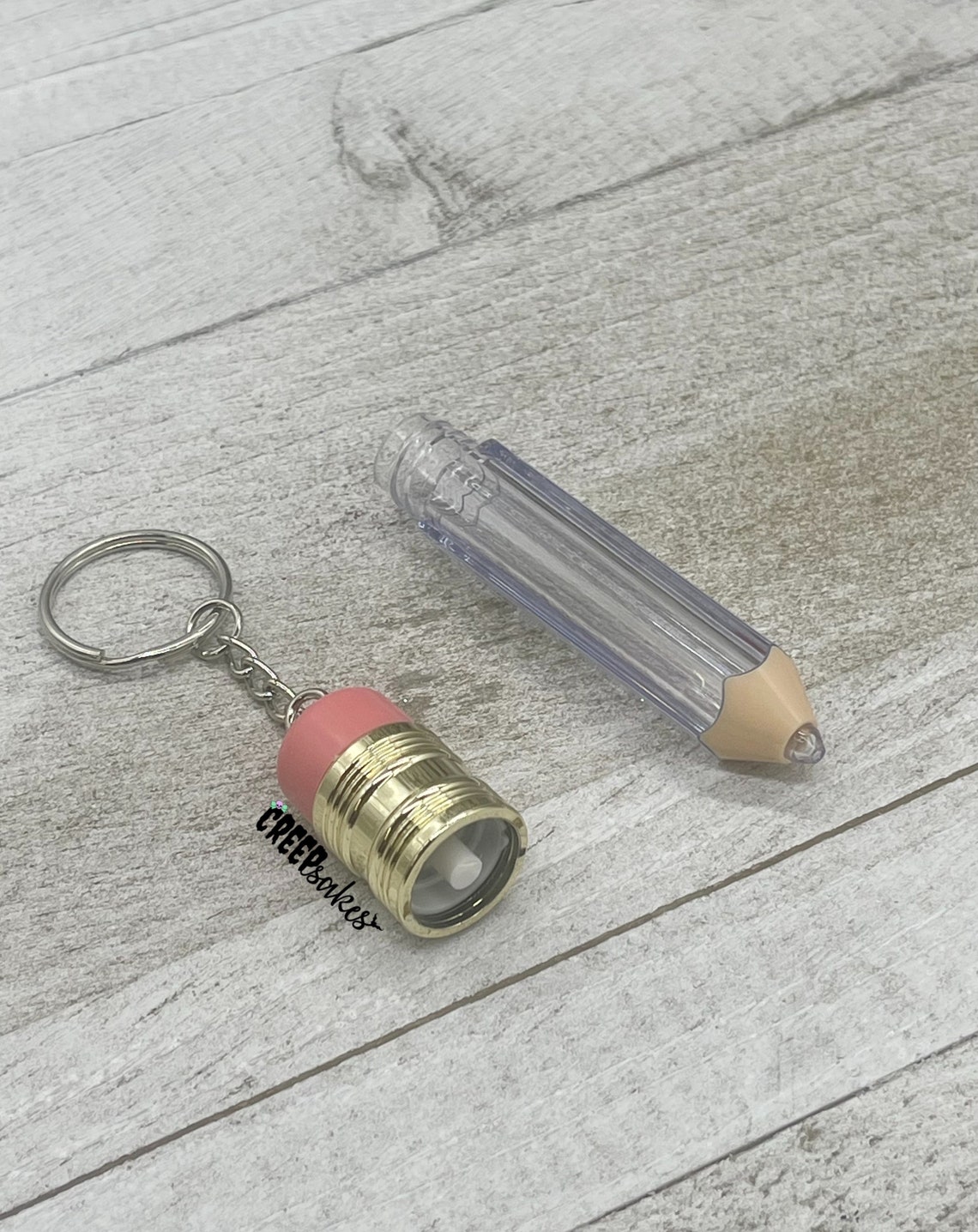 Empty Barrel Pencil Keychains Pack of 10 Craft Blanks Etsy
