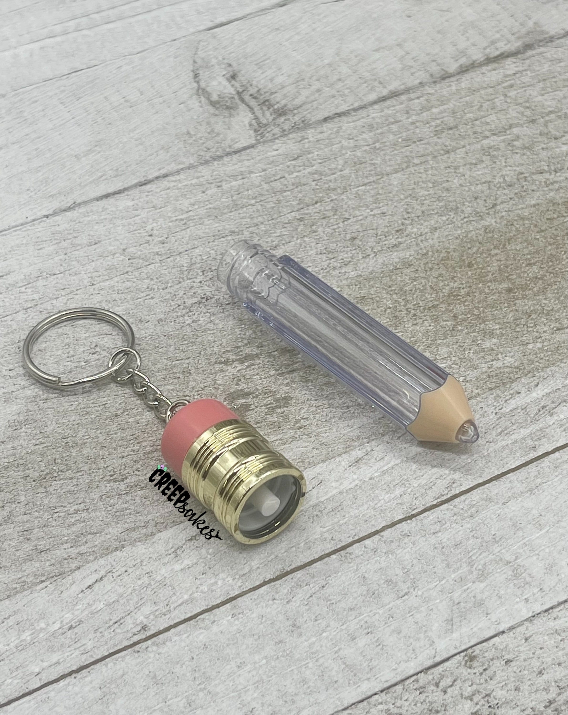 Empty Barrel Pencil Keychains Pack of 10 Craft Blanks Etsy