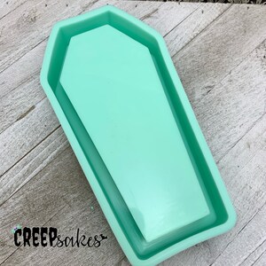 Large Coffin Trinket Tray Mold Coffin Tray Mold Coffin Mold Silicone Molds Epoxy Molds Molds image 2