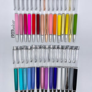Leere Barrel Skinny Pen Bundle 30er-Packung | Basteln | Glitzer Stifte | Leere Stifte | Basteln Rohlinge | Bundle-Packung | Leerer dünner Stift des Fasses