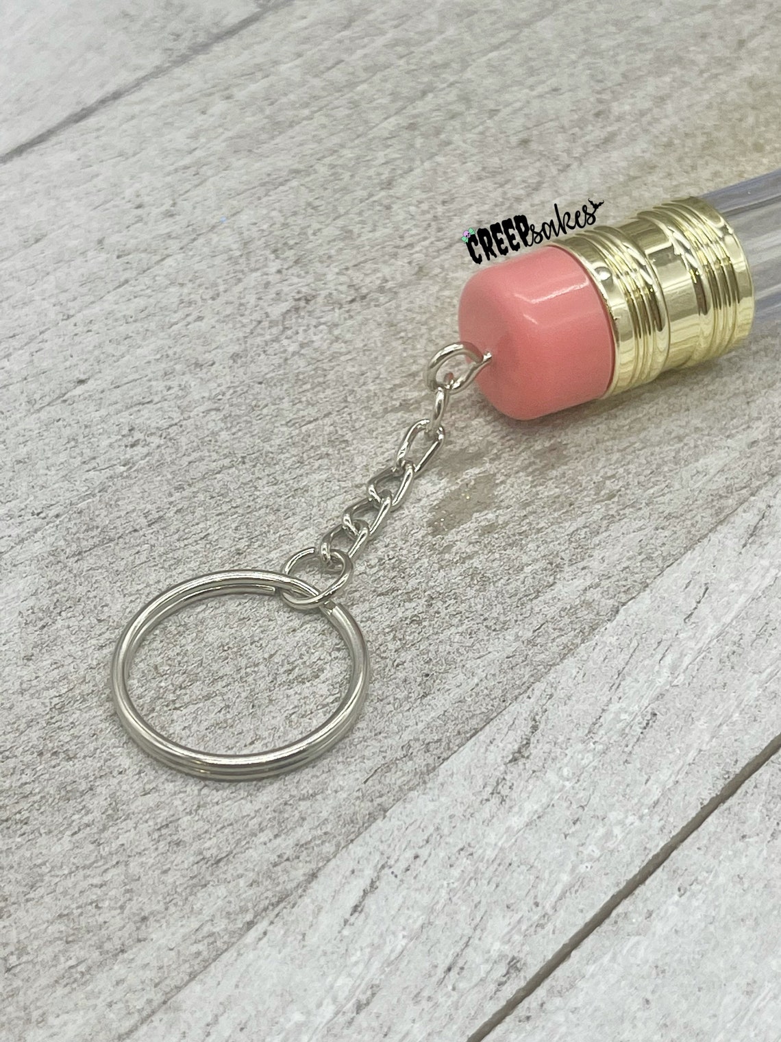 Empty Barrel Pencil Keychains Pack of 10 Craft Blanks Etsy
