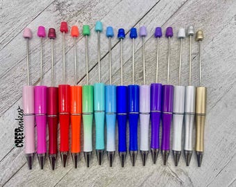 Lot de crayons de perles en plastique | Crayons pour perles | Crayon en plastique | Pièces brutes pour perles | Crayons à mine Infinite | Plomb infini