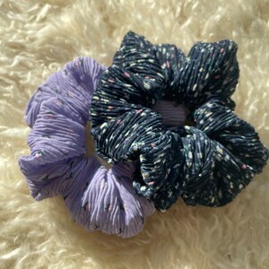 Floral Spring Large Scrunchies Set, Scrunchie Hair Ties, Hair Accessories, Scrunchie Pack, Gift for Her, Large Scrunchies