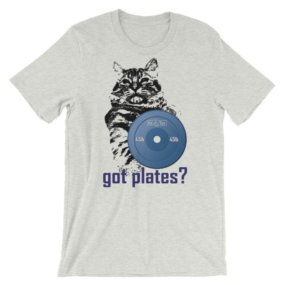 cat weightlifting shirt