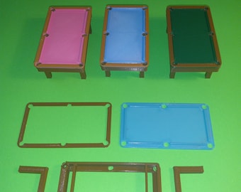 STL Files (files only no hardware) for 3D printing  miniature pool table models