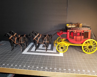 STL Files to 3D print and assemble a Model Stagecoach
