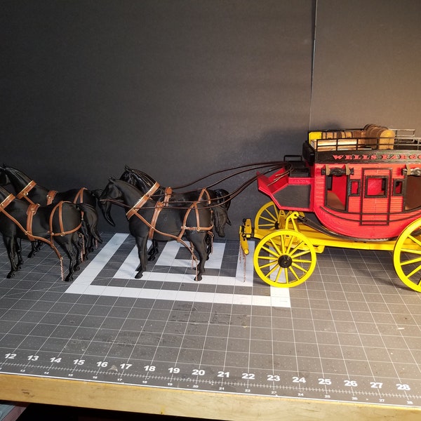 STL Files to 3D print and assemble a Model Stagecoach