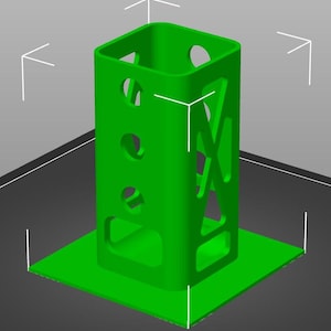 STL files to 3D print a 2&quot; trailer hitch cap adapter.