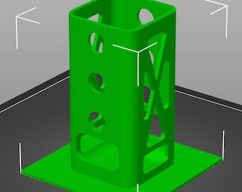 STL files to 3D print a 2" trailer hitch cap adapter.