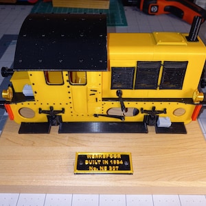 STL Files to create SIK 307 shunter engine model