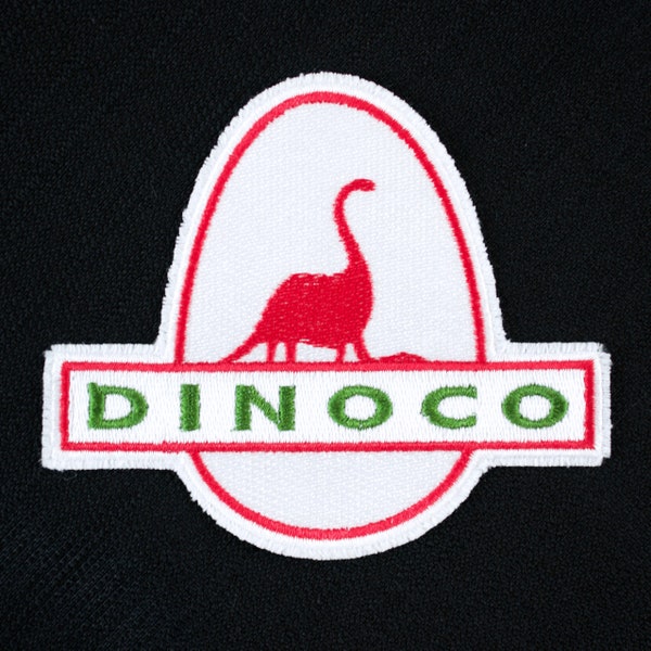 Dinoco Logo from Disney & Pixar's Toy Story Fully Embroidered Sew-On and Iron-On Patch