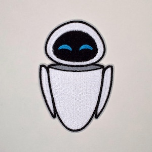 Eve (from Disney & Pixar's WALL-E) Fully Embroidered Sew-On / Iron-On Patch